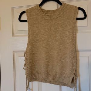 Knit tank top